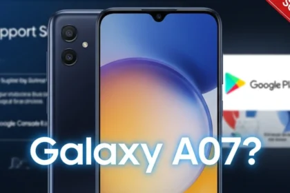 Samsung Galaxy A07 Leaked Design with Dual Cameras and Waterdrop Notch, Coming Soon Teaser Look