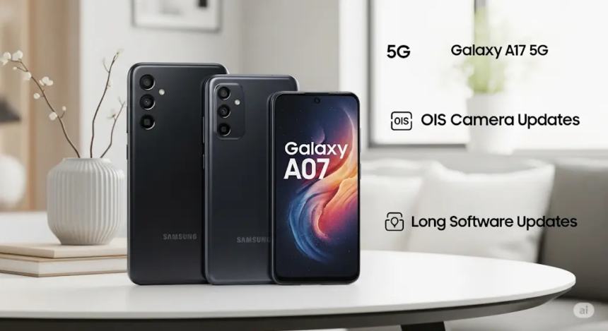 Samsung Galaxy A17 5G और Galaxy A07 के लॉन्च से पहले सपोर्ट पेज हुए लाइव, जानिए संभावित फीचर्स और Android 15 अपडेट डिटेल्स