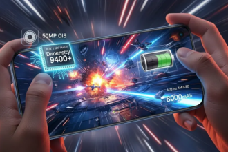 iQOO Z10 Turbo Pro+ with Dimensity 9400+ chipset, 8000mAh battery, 144Hz AMOLED display and 50MP OIS camera in gaming mode