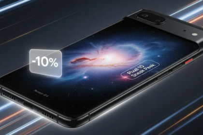 Google Pixel 10 स्मार्टफोन का रेंडर लुक और Tensor G4 चिपसेट के साथ -10% बैटरी डिस्चार्ज इमेज