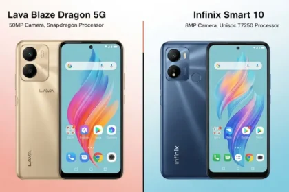 Lava Blaze Dragon 5G vs Infinix Smart 10